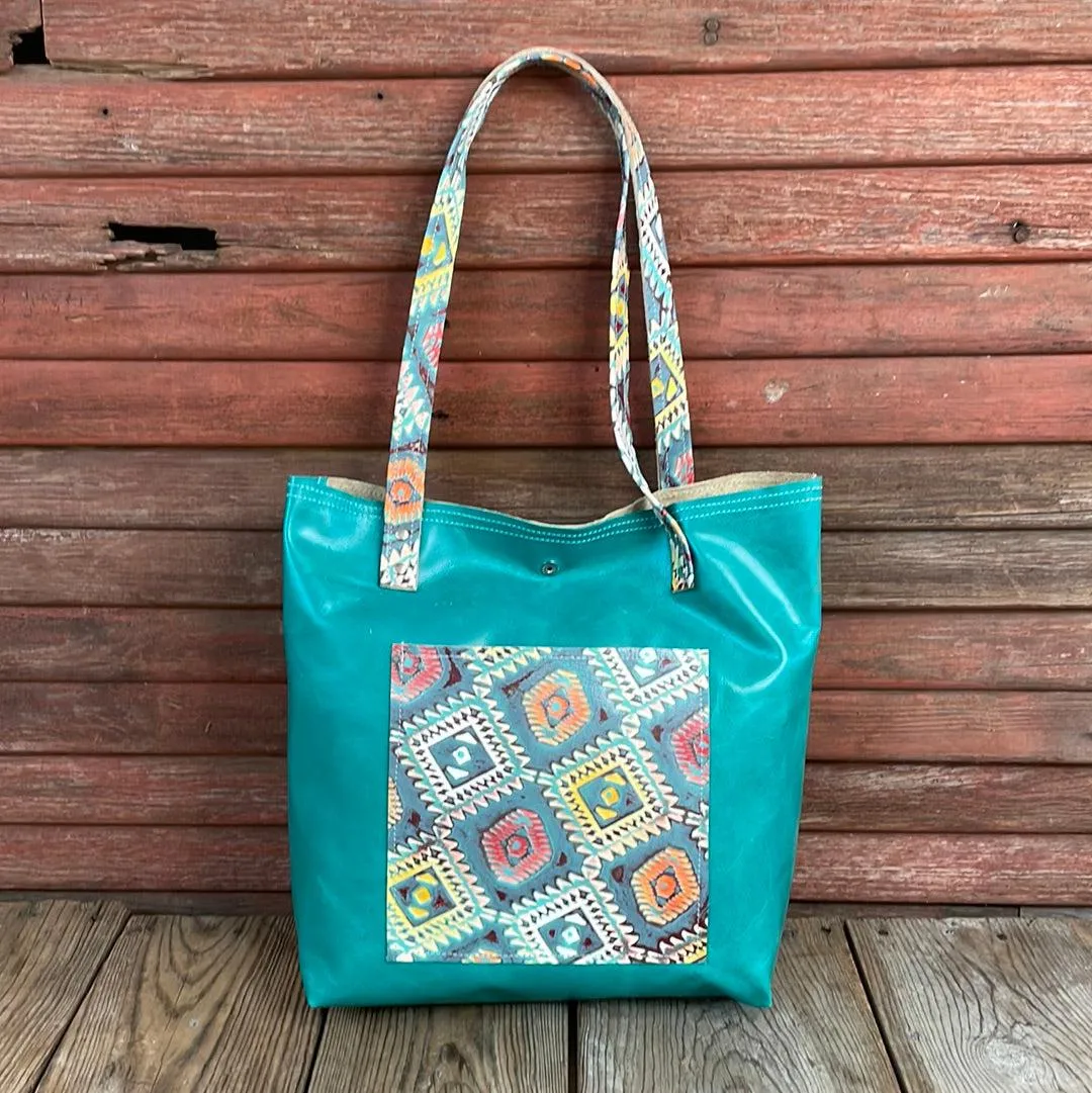 009 Trisha - Blank Slate w/ Rainbow Aztec