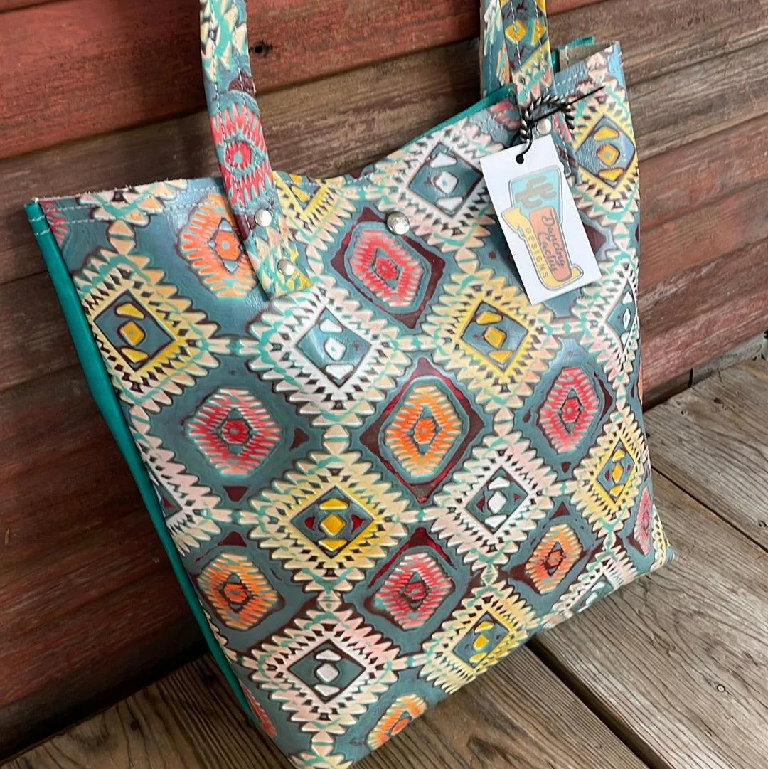 009 Trisha - Blank Slate w/ Rainbow Aztec