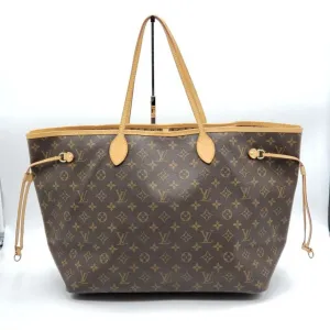 100% Authentic Louis Vuitton Neverfull GM Brown Monogram Canvas Shoulder Bag