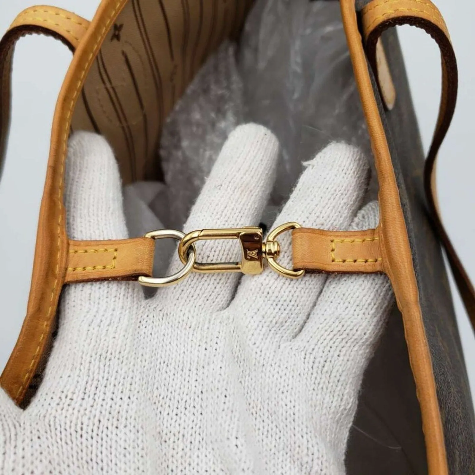 100% Authentic Louis Vuitton Neverfull GM Brown Monogram Canvas Shoulder Bag