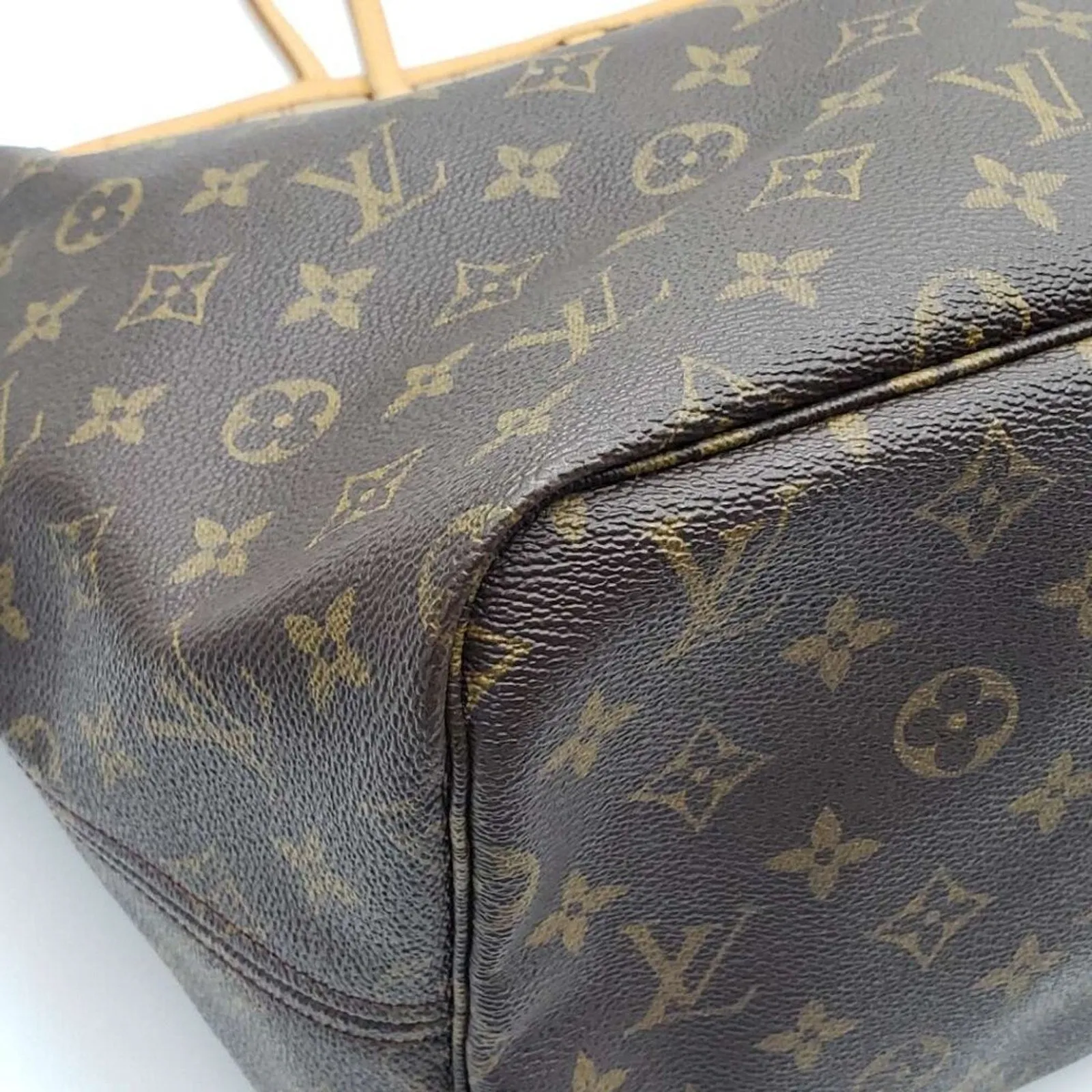 100% Authentic Louis Vuitton Neverfull GM Brown Monogram Canvas Shoulder Bag