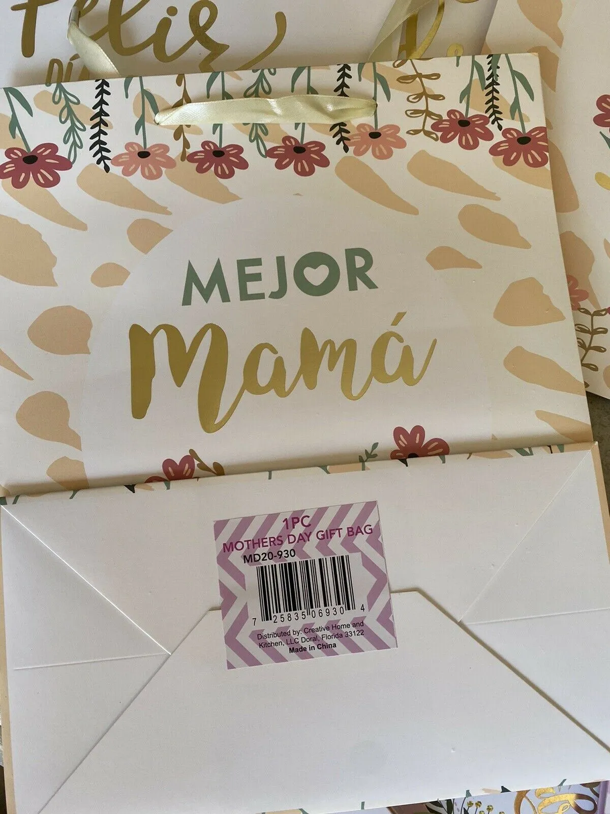 (100) Mother's Day Gift Bags & Wine Bottle Spanish Assorted Bulk Lot Feliz Madre
