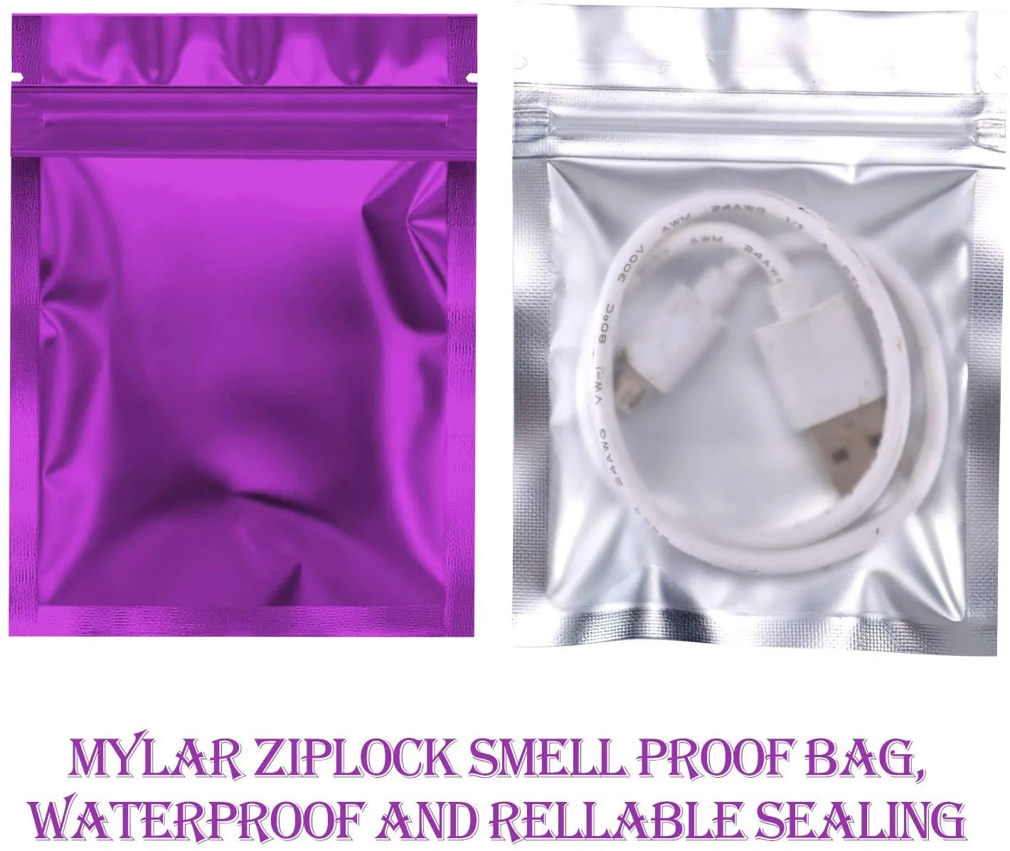 100 Pieces Resealable Smell Proof Bags Foil Pouch Bag Flat Ziplock Bag for Party Favor Food Storage (Green, 4 x 6 Inch)