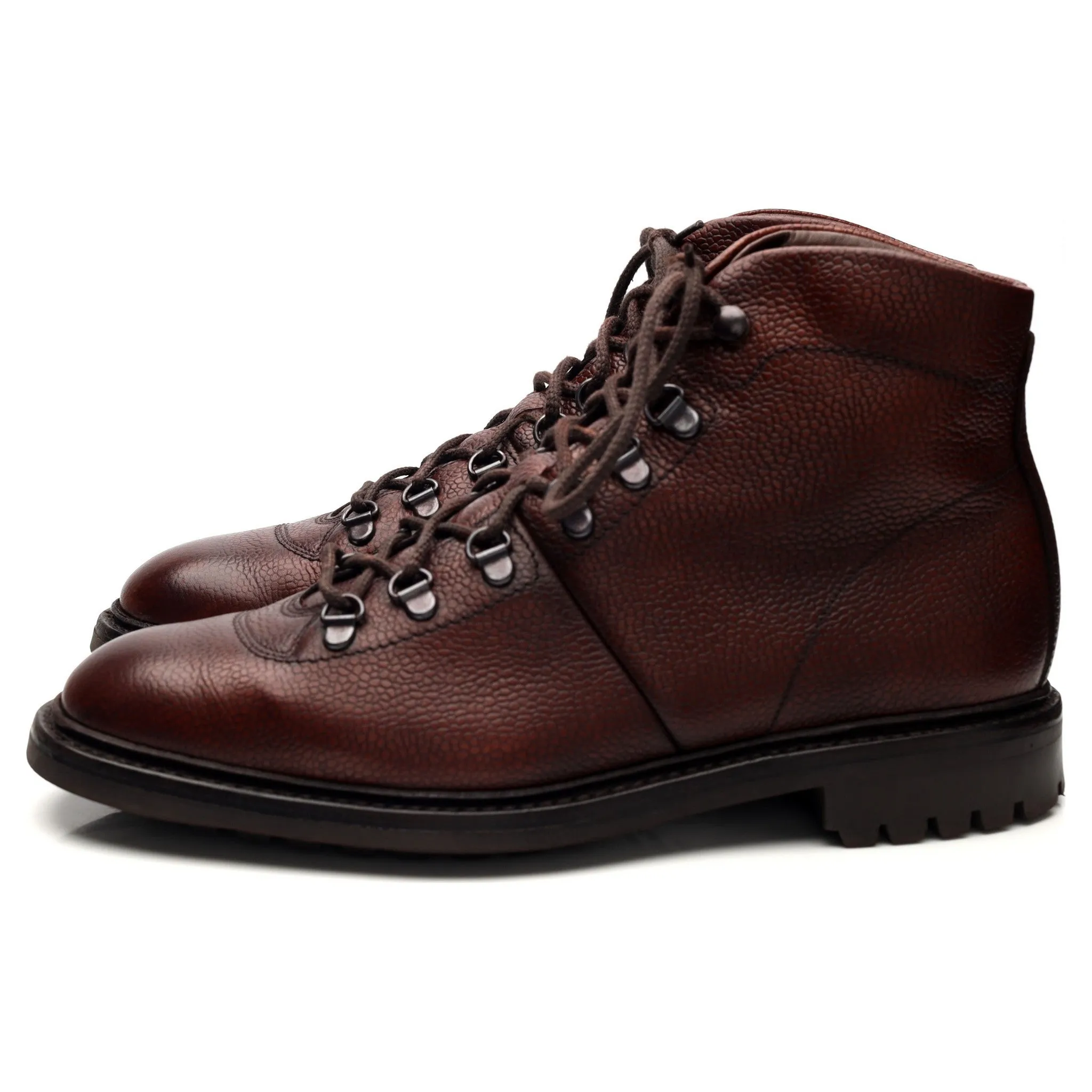 1880 'Hiker' Oxblood Grain Leather Boot UK 8.5 F