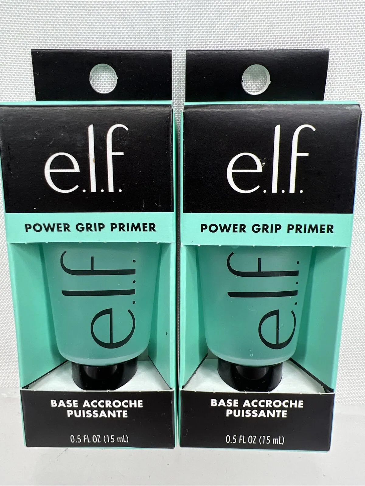 (2) Elf Power Grip Base Primer 0.5oz/15mL Clear Transparent Vegan Cruelty Free