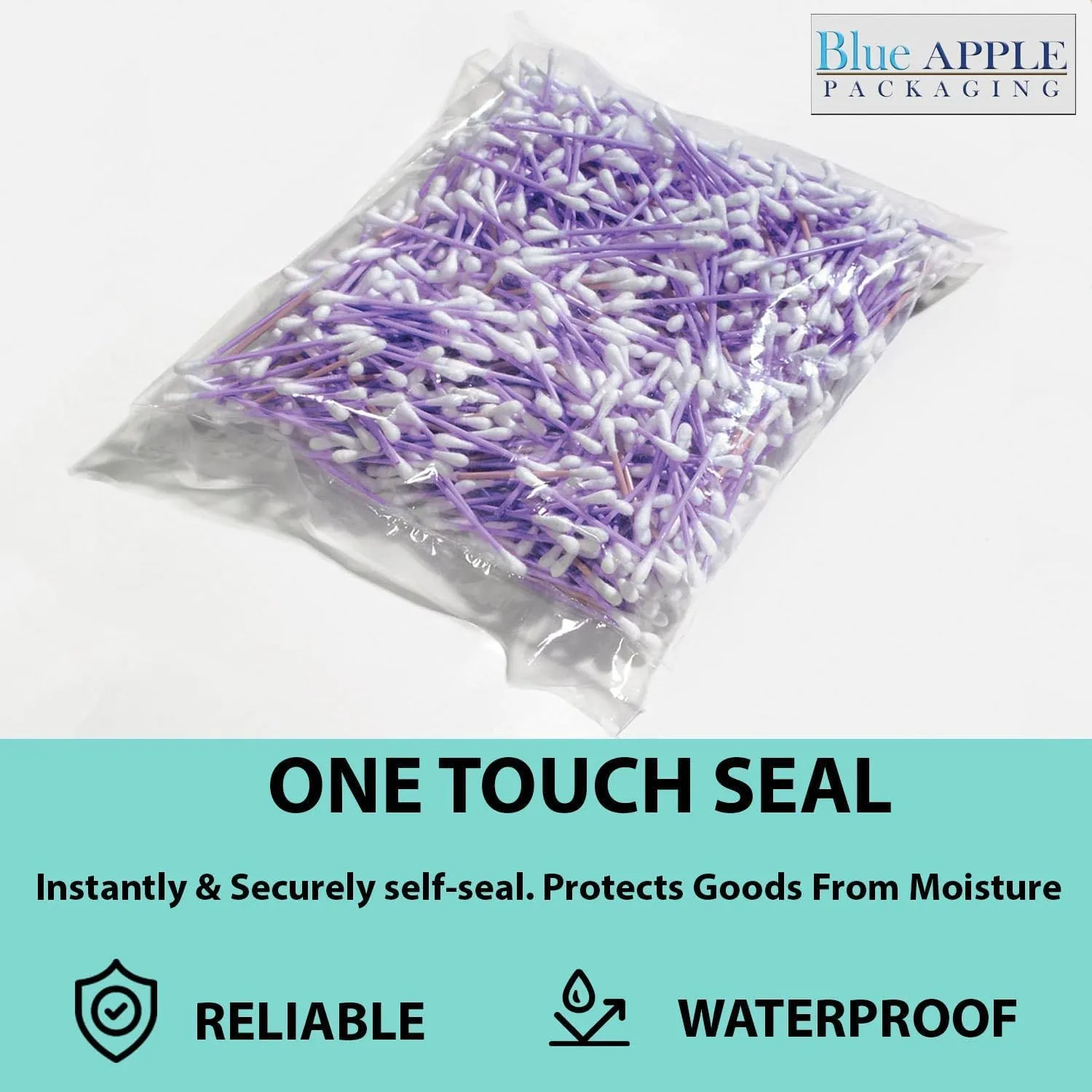 26X26 inches Clear Flat Poly Bags 1Mil Open Top (LDPE)