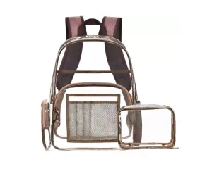 2in1 Transparent Backpack – Bags for Girls/Women