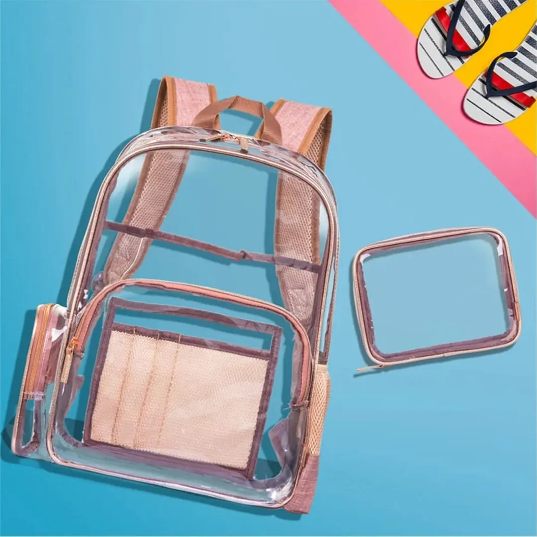 2in1 Transparent Backpack – Bags for Girls/Women