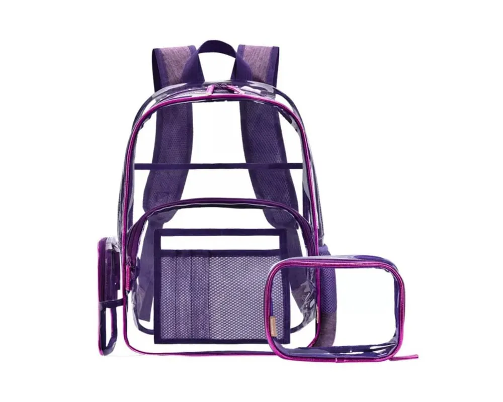 2in1 Transparent Backpack – Bags for Girls/Women