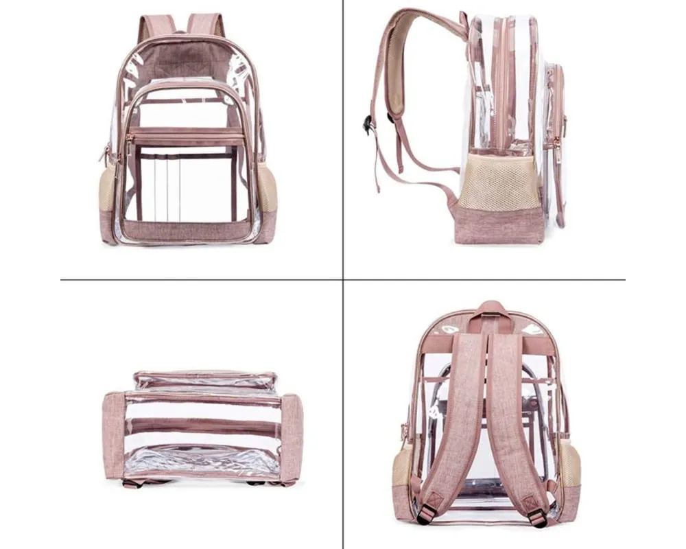 2in1 Transparent Backpack – Bags for Girls/Women