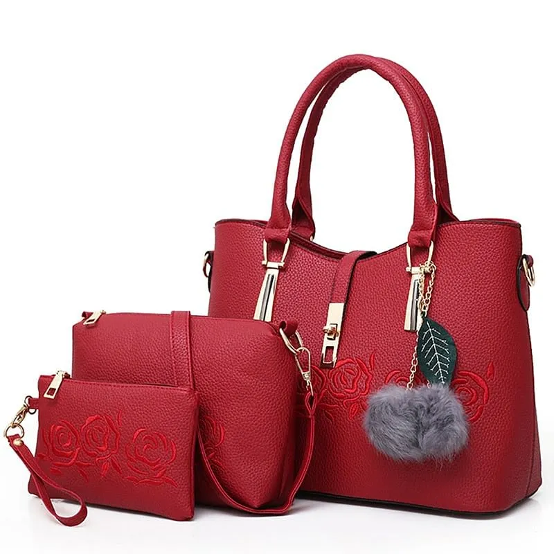 3pcs Leather Bags
