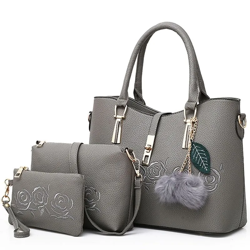 3pcs Leather Bags