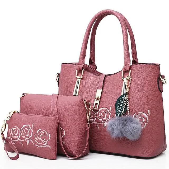 3pcs Leather Bags
