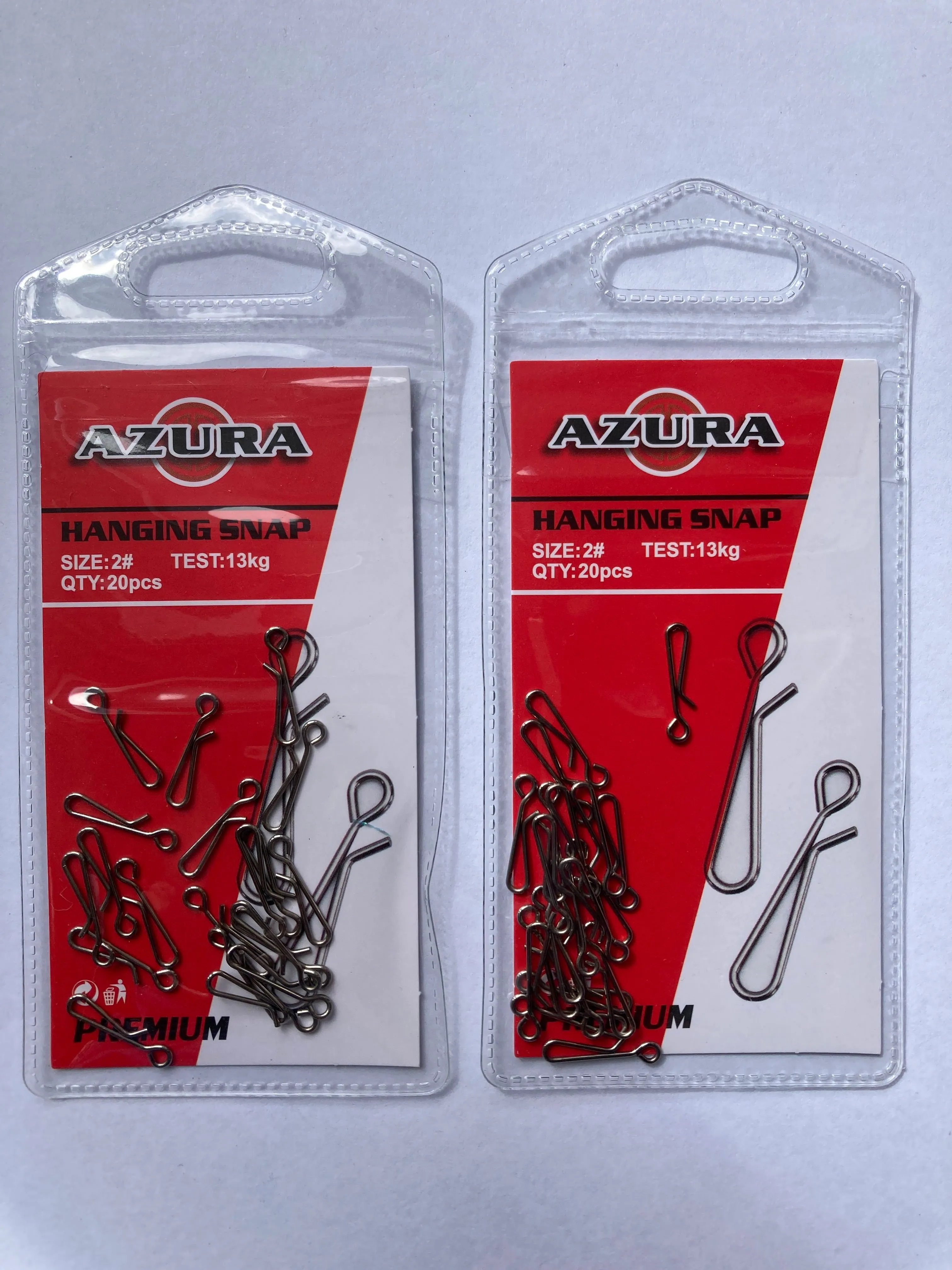 40pcs (2pks) Hanging Snap 0# 1# 2#