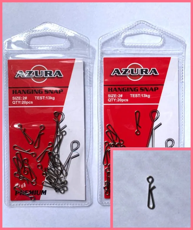 40pcs (2pks) Hanging Snap 0# 1# 2#