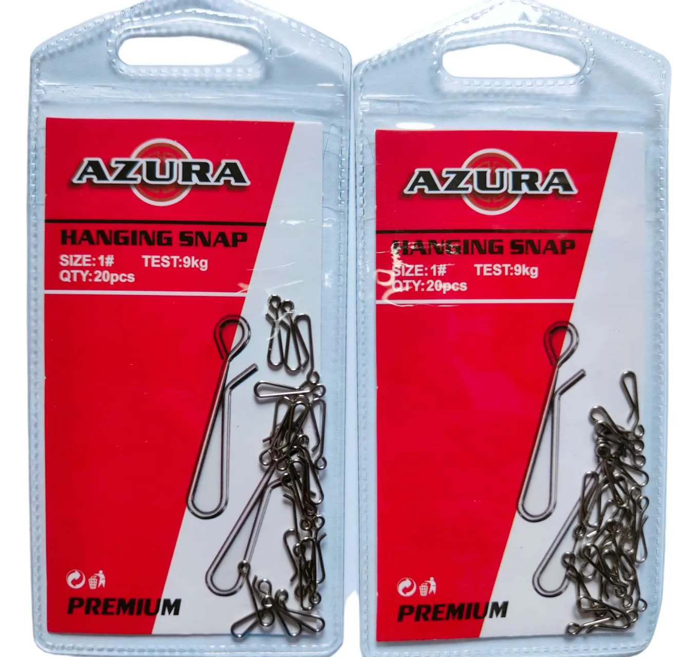 40pcs (2pks) Hanging Snap 0# 1# 2#