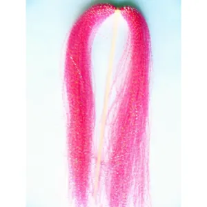 5 x Crystal Flasher Hair Hot Pink Fishing Tackle