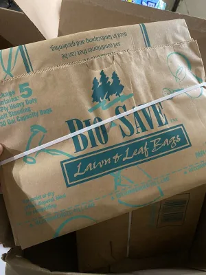 (6) Bio-Save Lawn & Leaf Bags 30 Gallon 16x12x35 Self Standing 5 Per Pack 30ttl