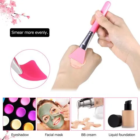 6Pcs/set Professional Silicone Makeup Brush