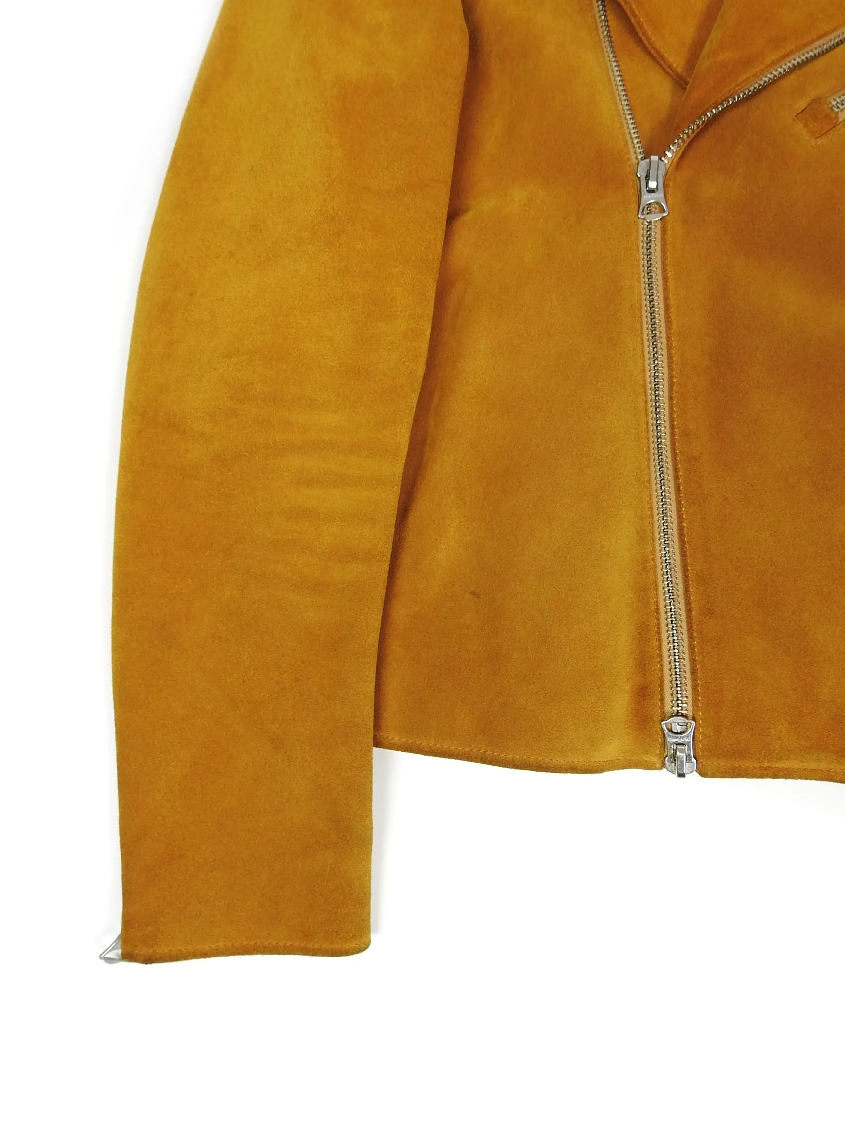 Acne Studios Axl Suede Biker PSS18 Jacket Size 48