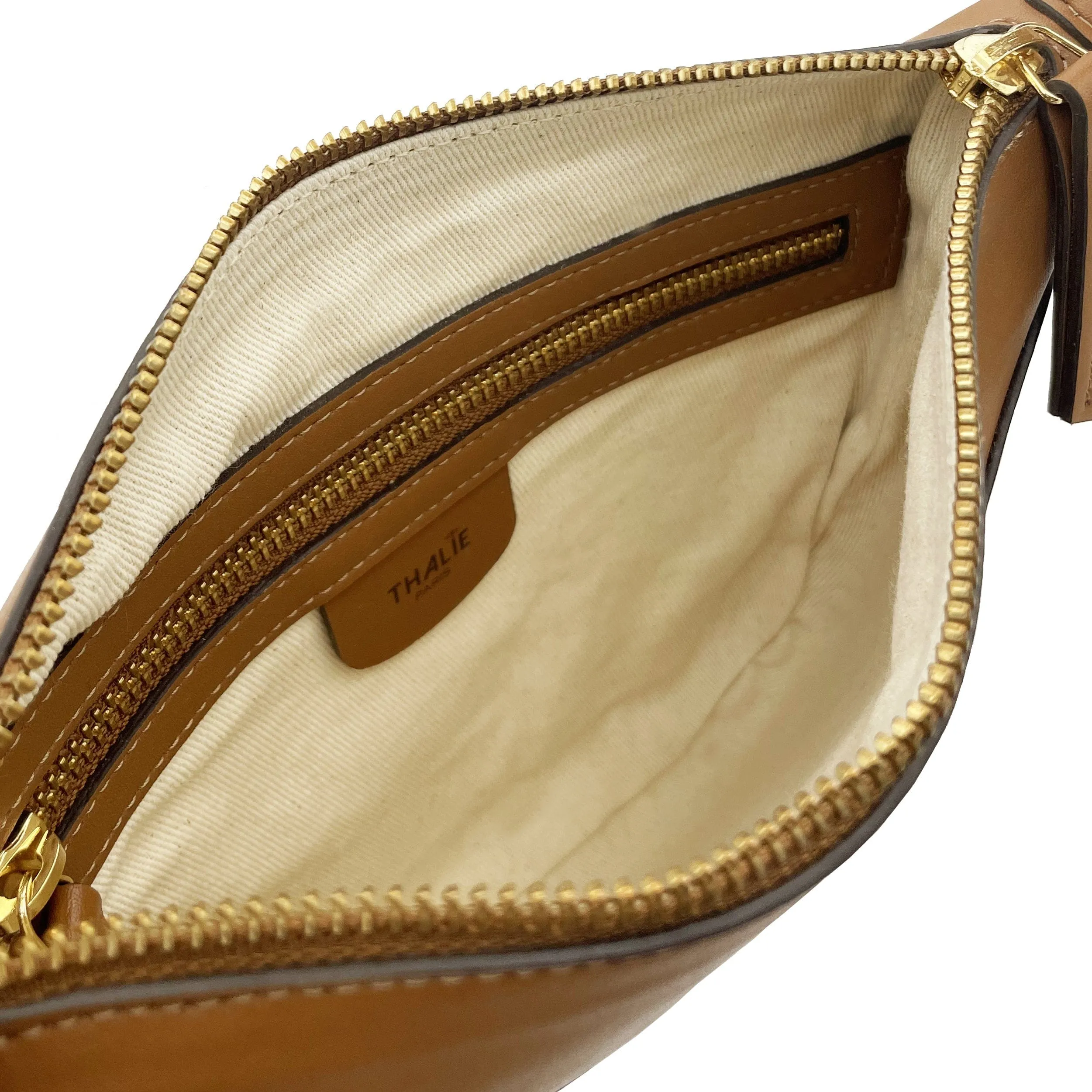 Adele Desserto® Cactus Leather Vegan Shoulder Bag | Brown