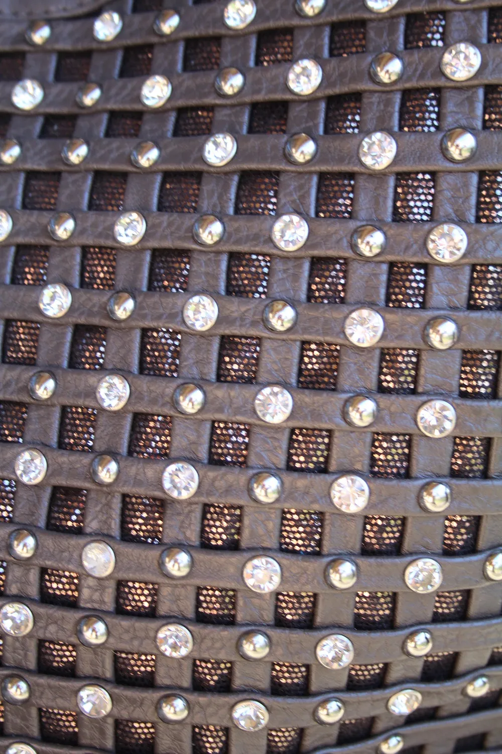 ADO | Studs & Stones Purse Khaki
