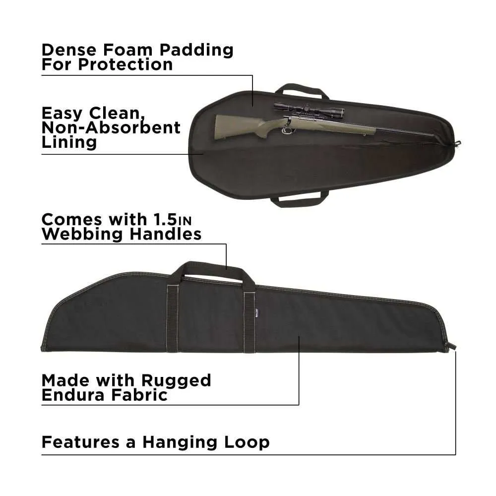 Allen Durango Rifle Case - 46-Inch Soft Gun Bag - Black