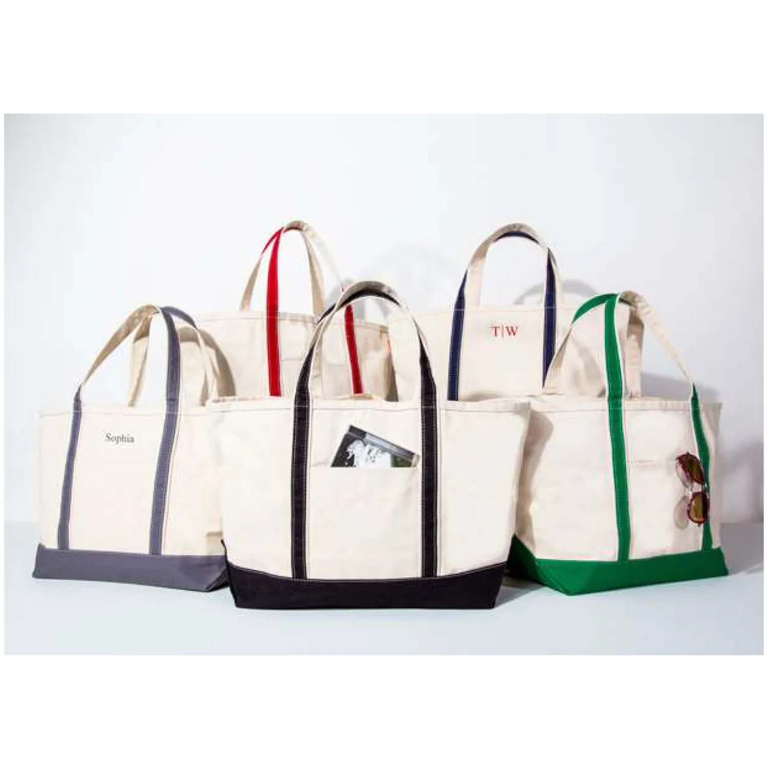 Alpha Xi Delta Large Canvas Tote Bag
