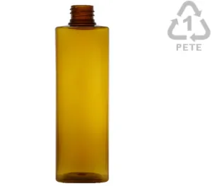 Amber PET Plastic Bottle With Dispensing Cap For Lotion, Shampoo & More - 500ML - Best Price In Canada & USA