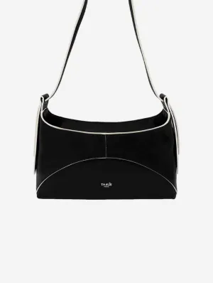 Ambre Desserto® Cactus Leather Vegan Baguette Bag | Black