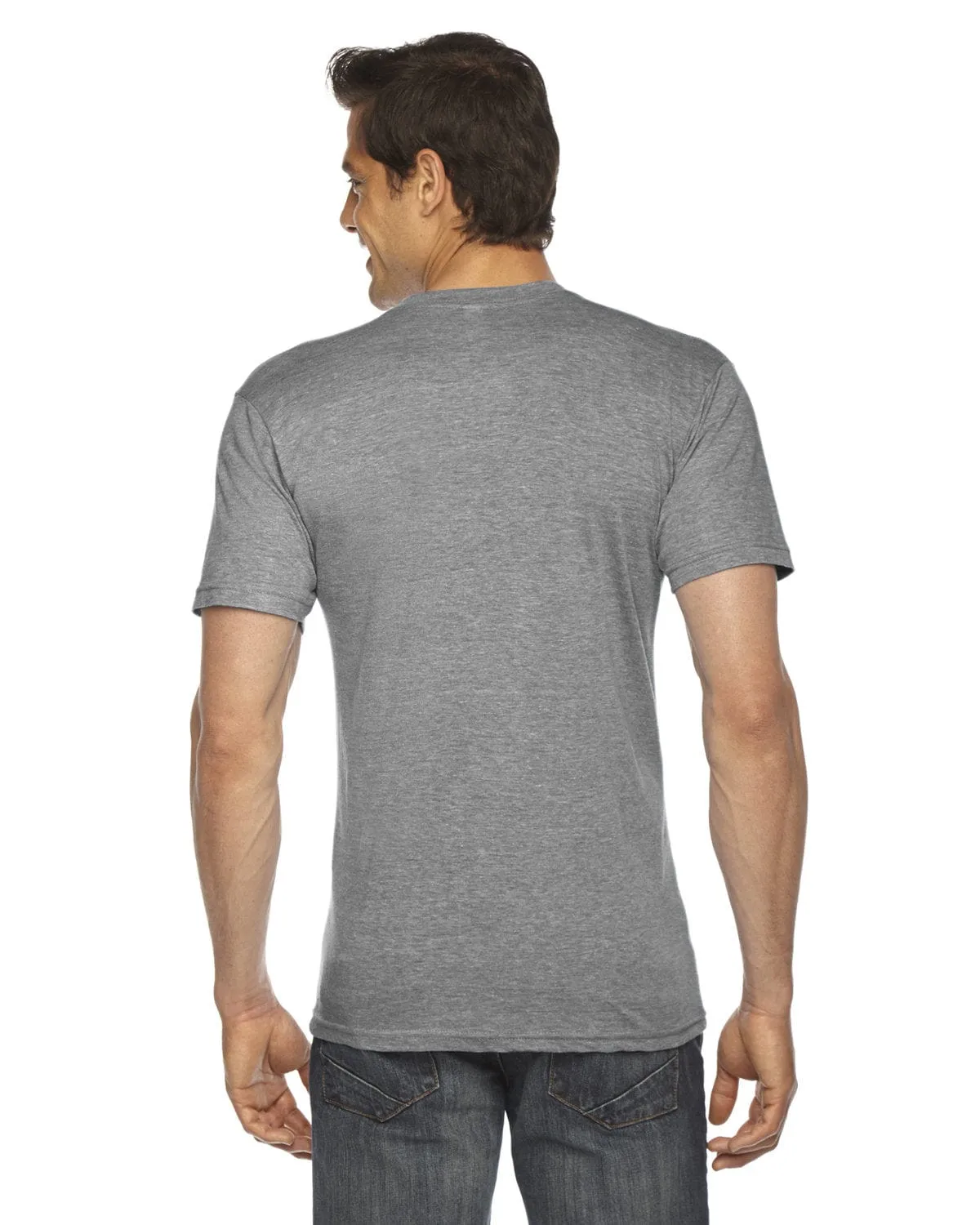 American Apparel Unisex Triblend Short Sleeve V-Neck