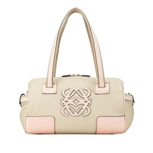 Anagram Canvas Shoulder Bag