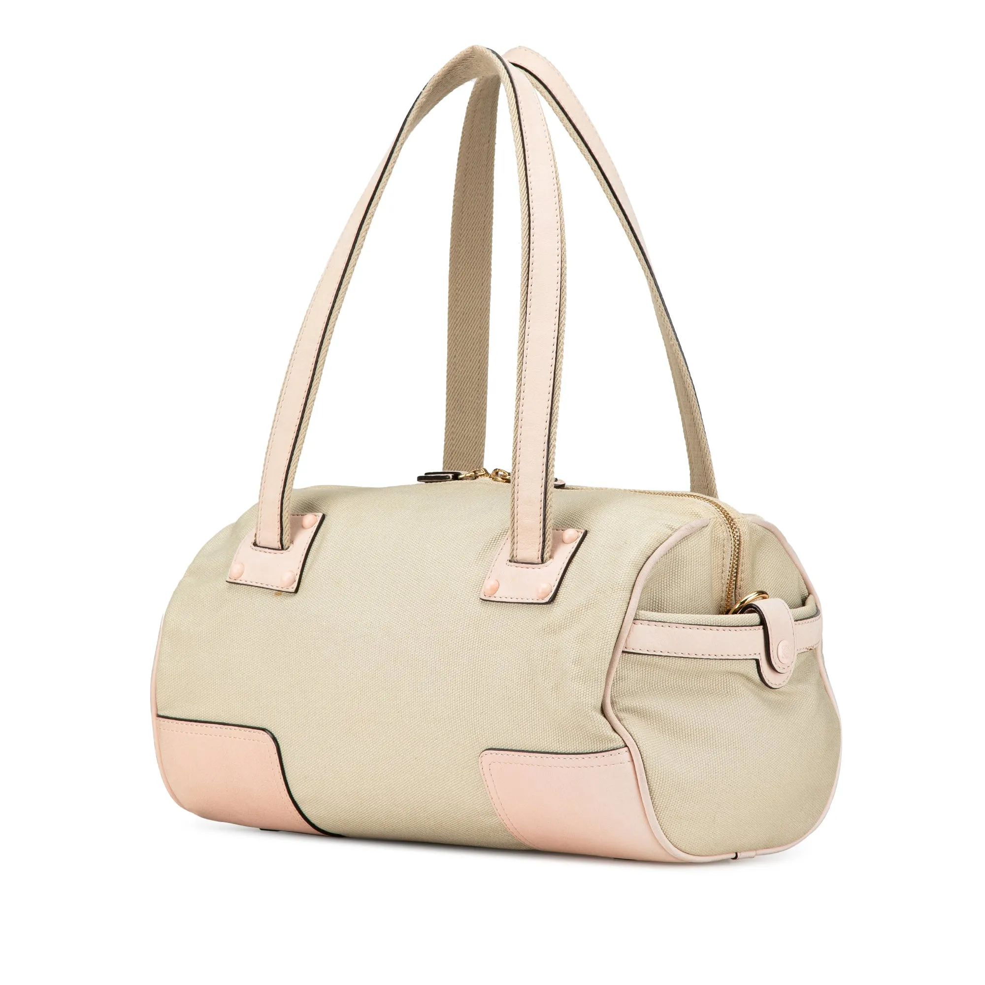 Anagram Canvas Shoulder Bag