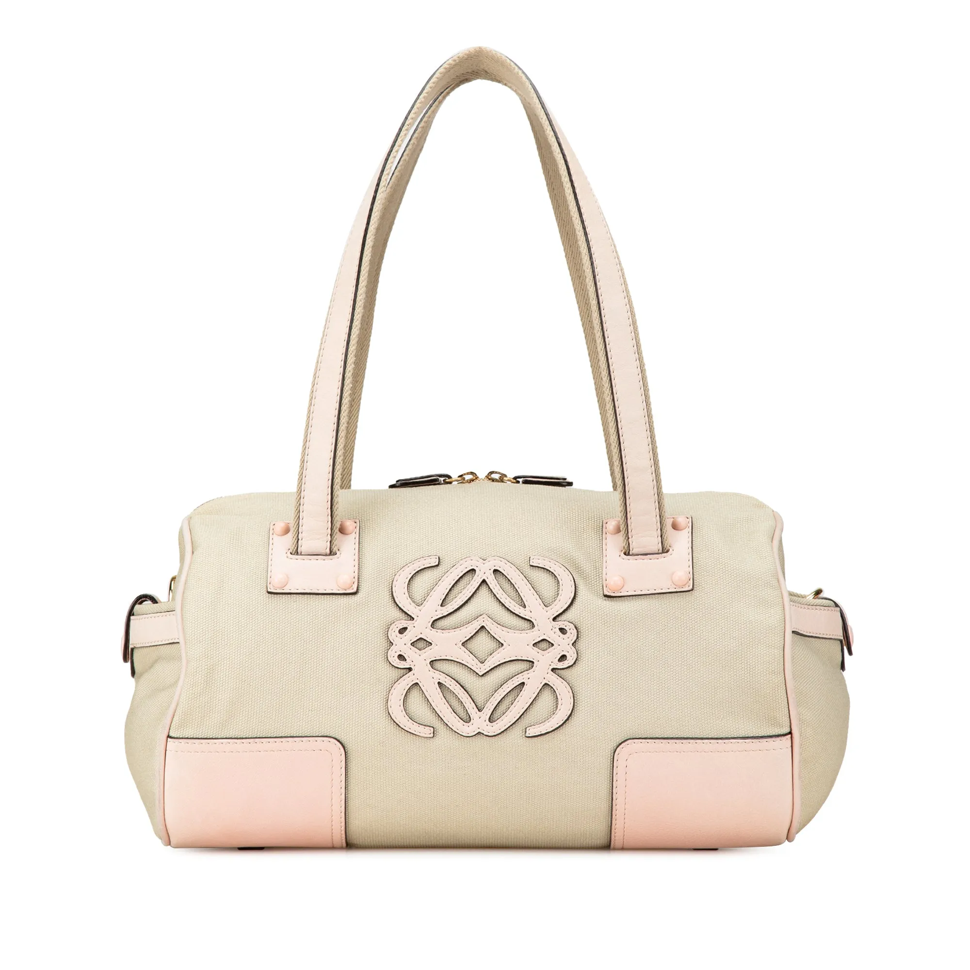 Anagram Canvas Shoulder Bag