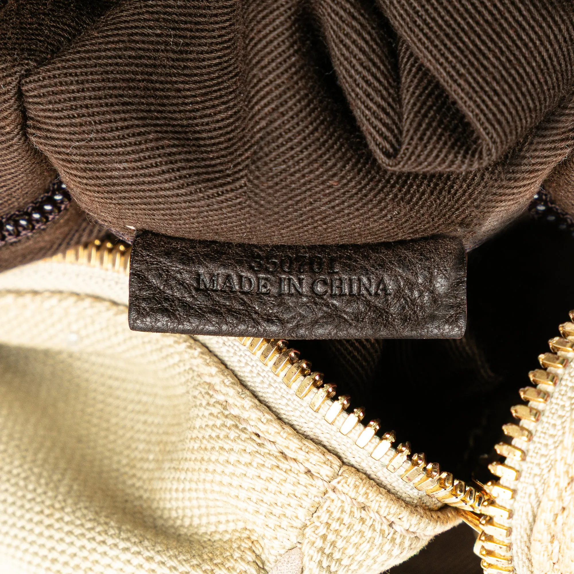 Anagram Canvas Shoulder Bag