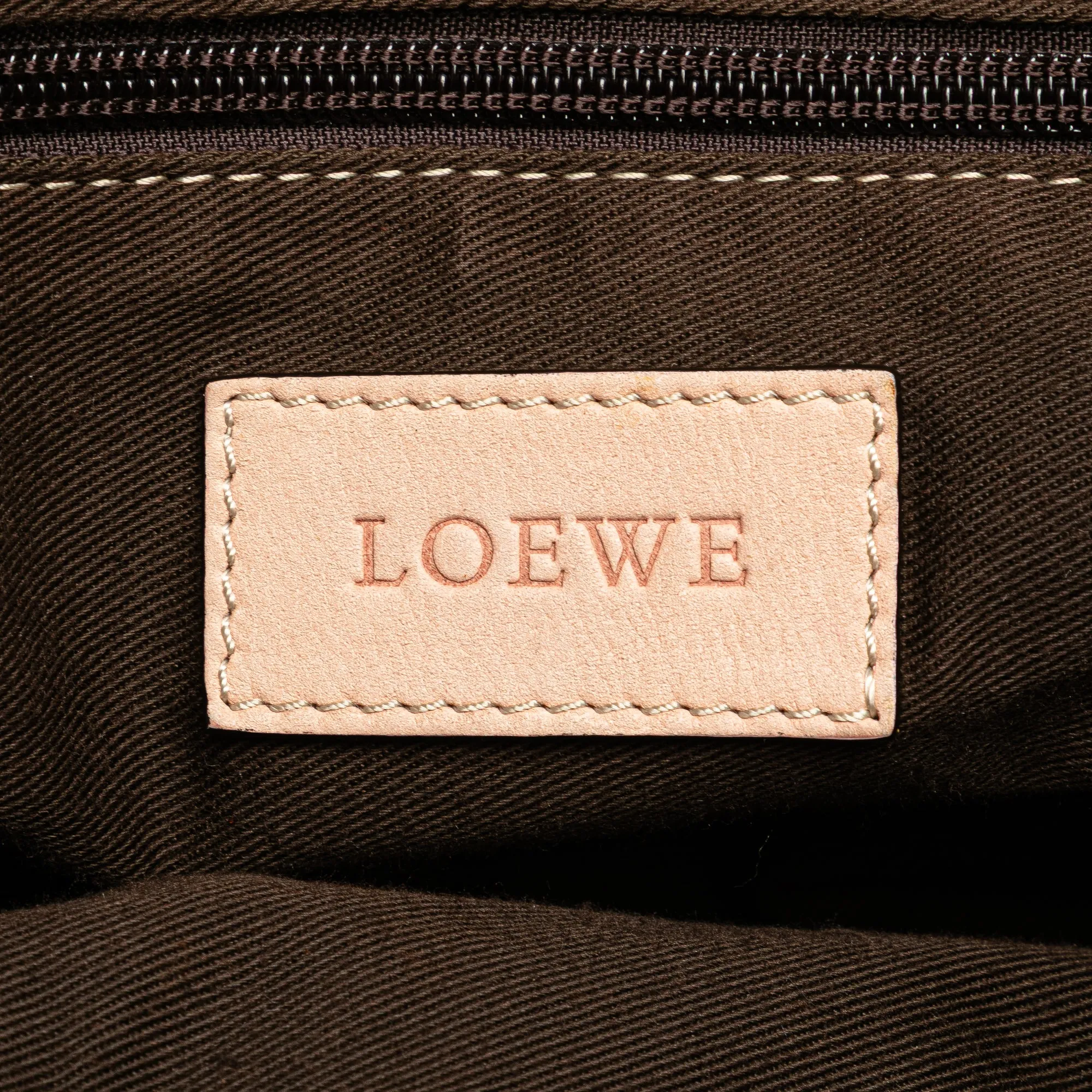 Anagram Canvas Shoulder Bag
