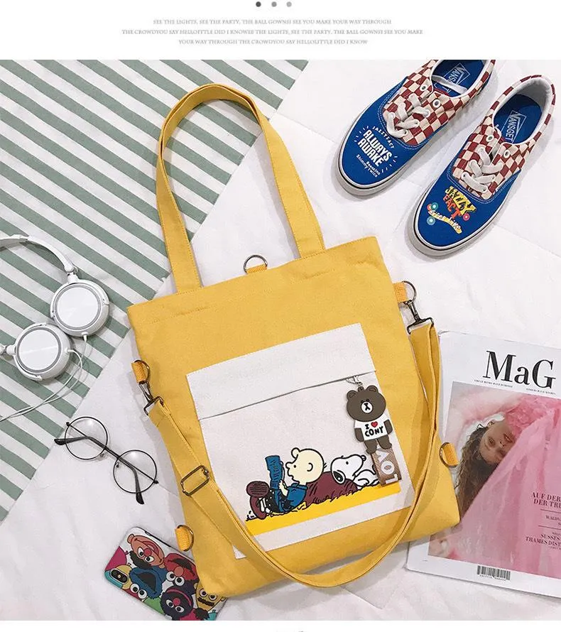 Anime Cartoon Characters Tote Bag