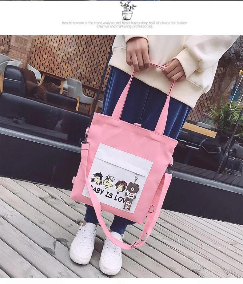 Anime Cartoon Characters Tote Bag