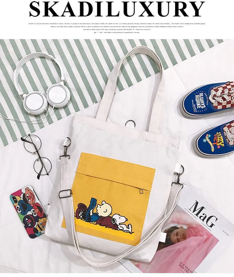 Anime Cartoon Characters Tote Bag