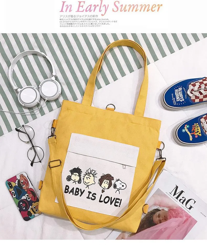 Anime Cartoon Characters Tote Bag