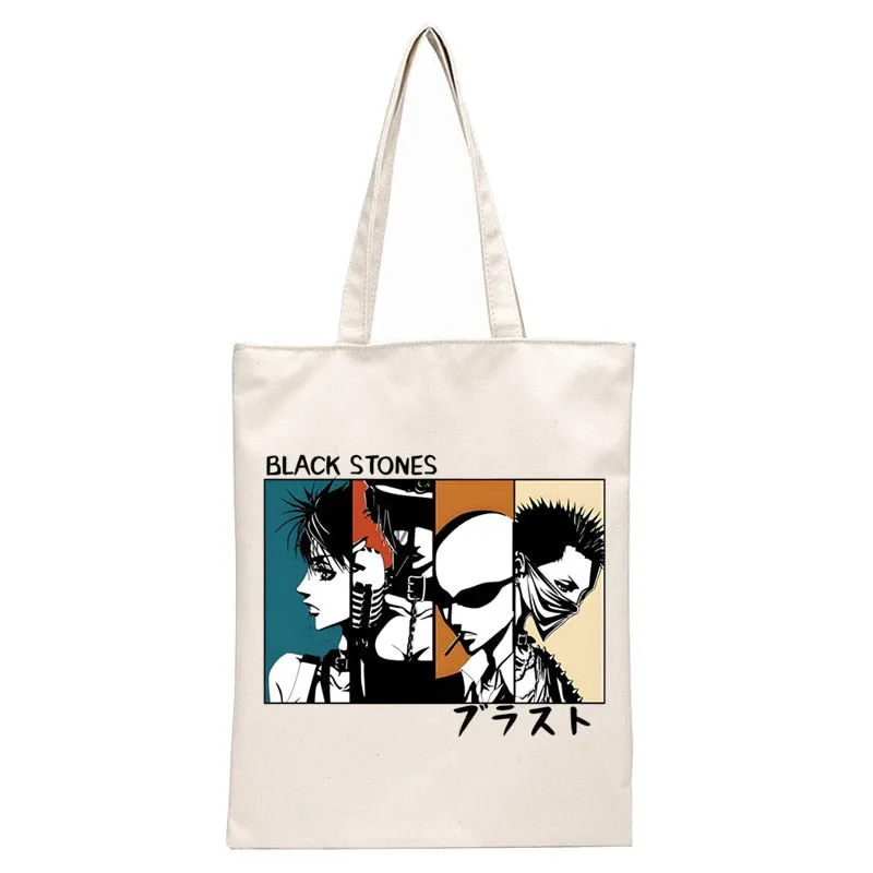 Anime Style Japanese Nana Canvas Tote Bags