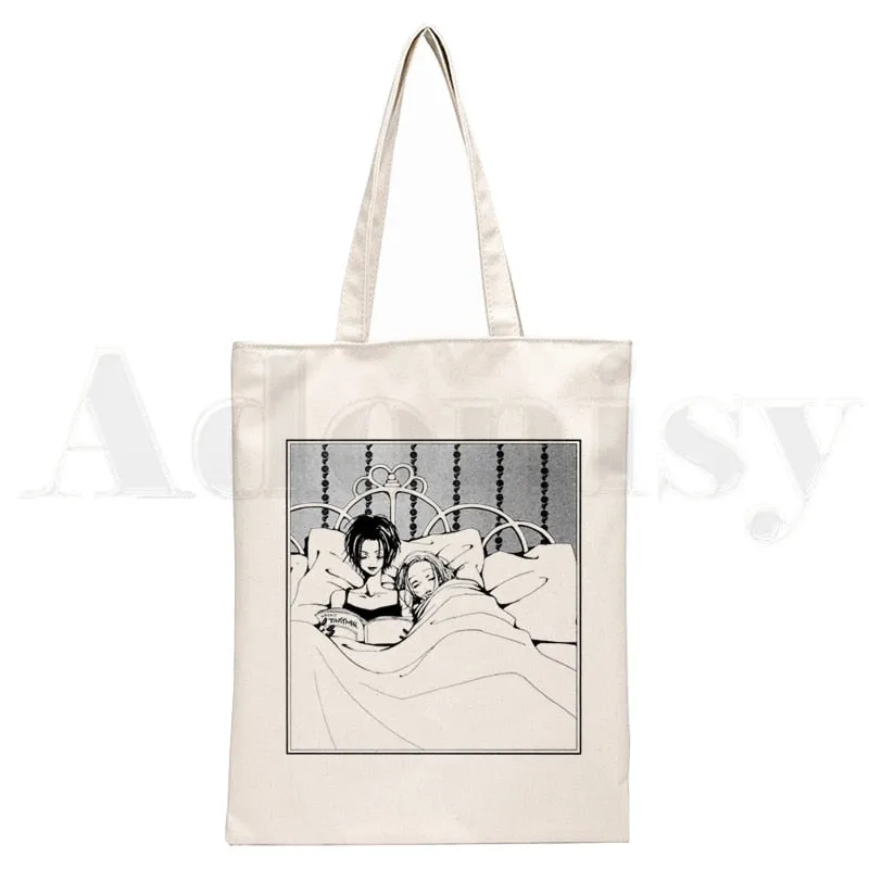 Anime Style Japanese Nana Canvas Tote Bags