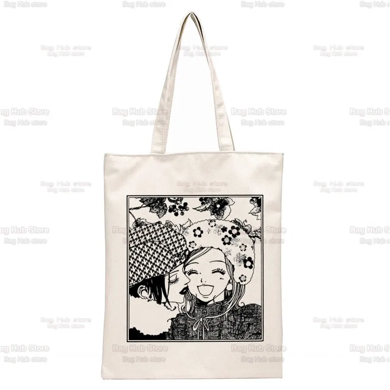 Anime Style Japanese Nana Canvas Tote Bags