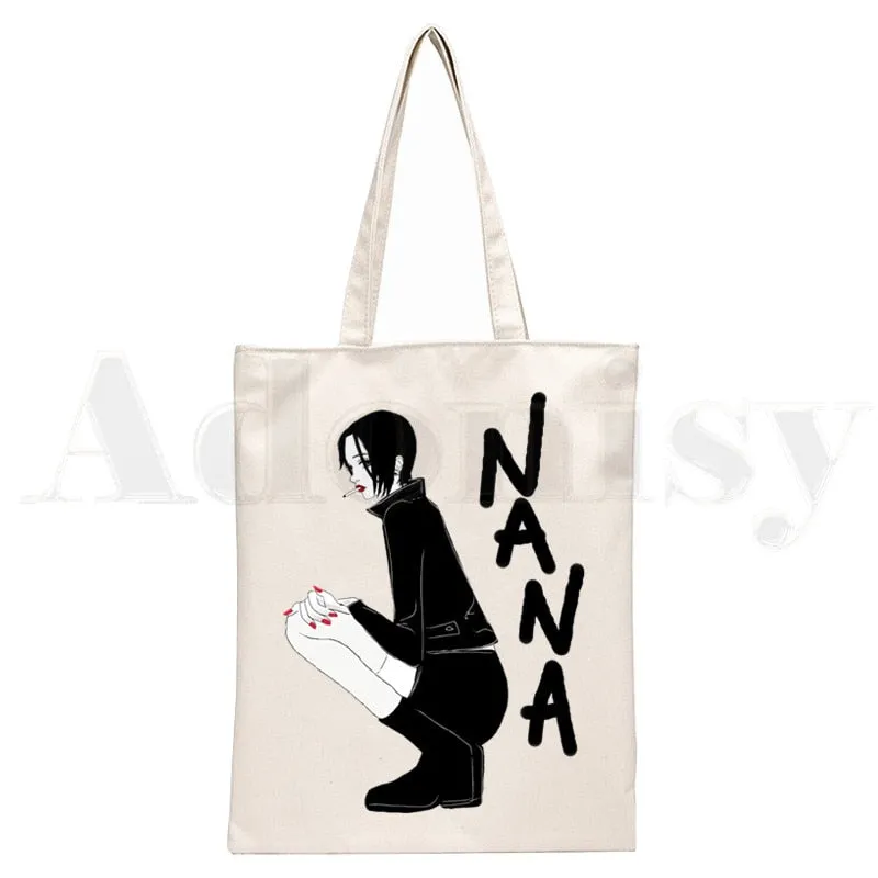 Anime Style Japanese Nana Canvas Tote Bags