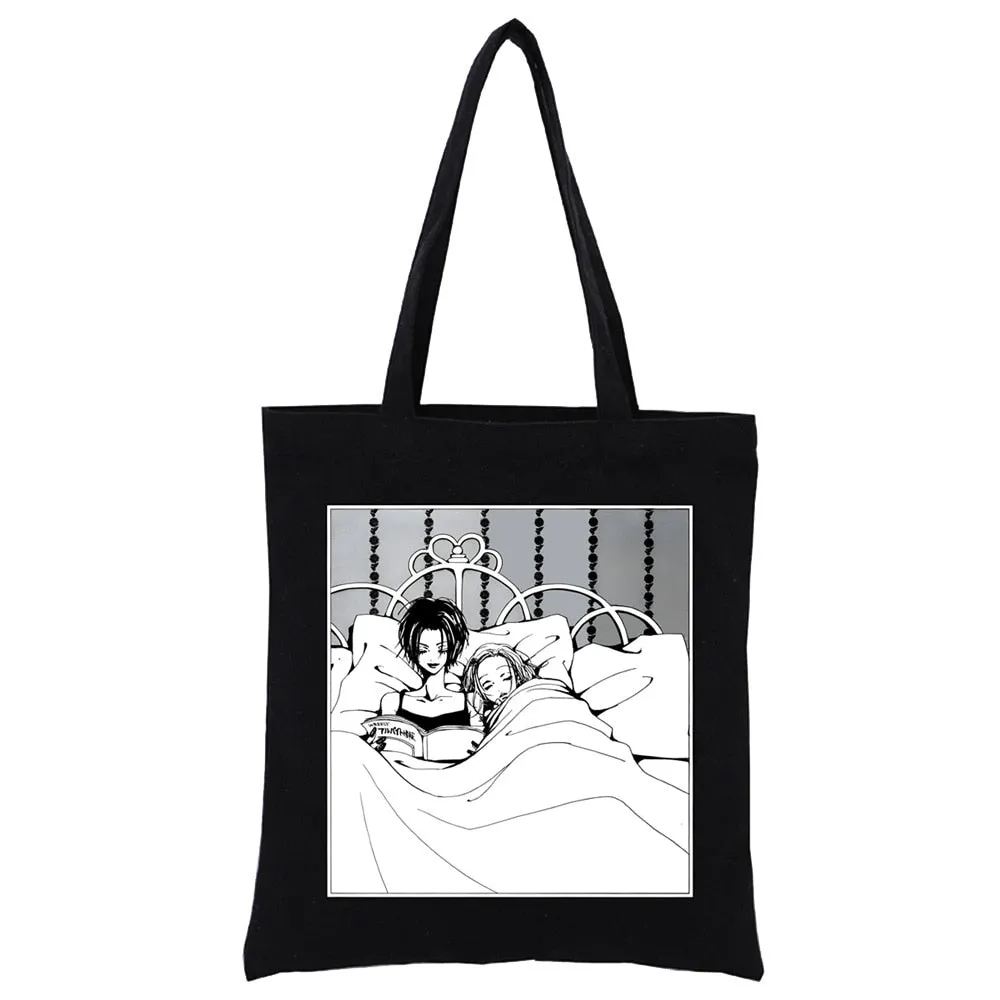 Anime Style Japanese Nana Canvas Tote Bags