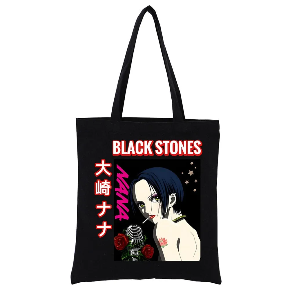 Anime Style Japanese Nana Canvas Tote Bags