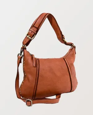 Annalisa Cognac Leather Crossbody