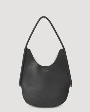 Asher Shoulder Bag Black   Bronze