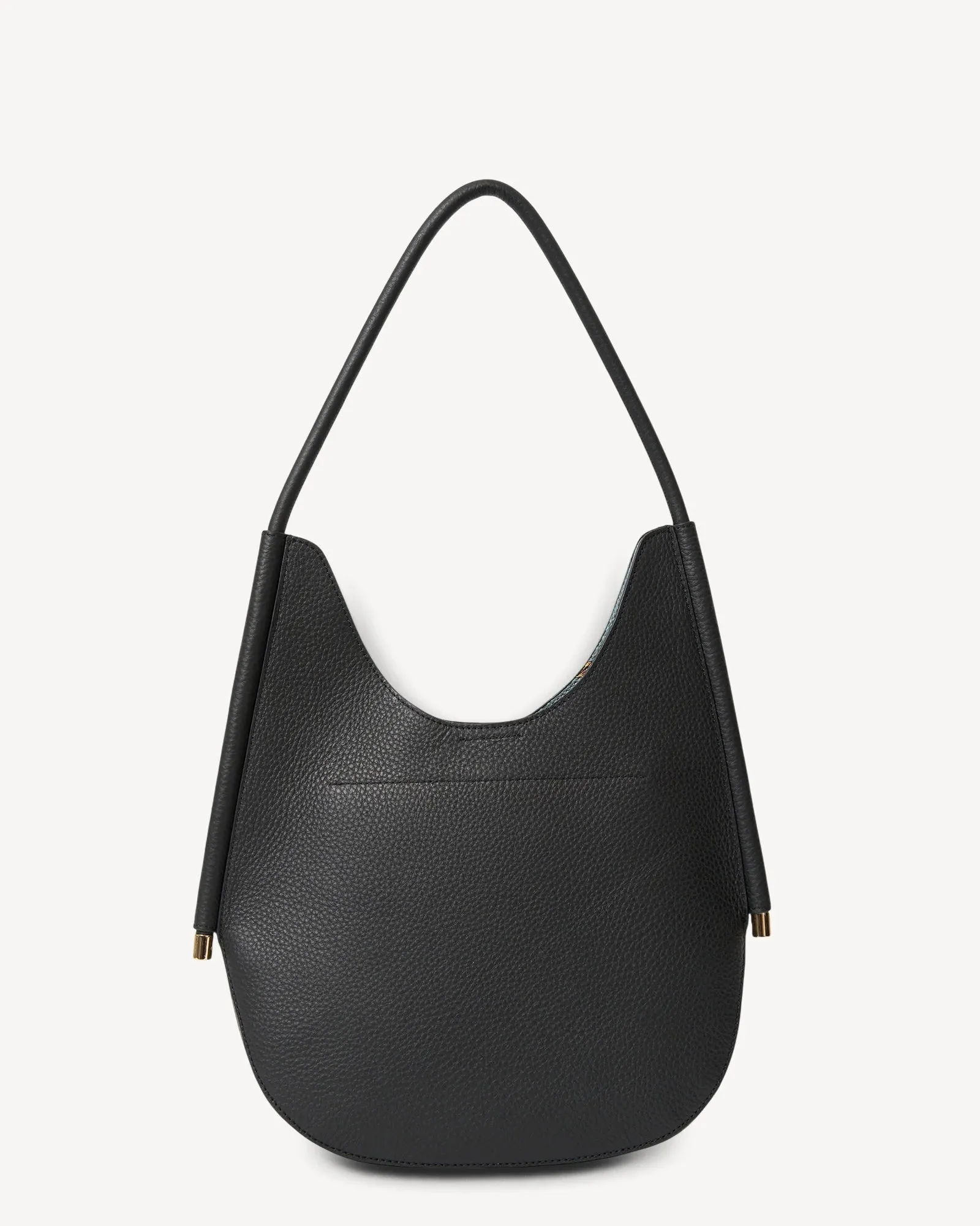 Asher Shoulder Bag Black   Bronze