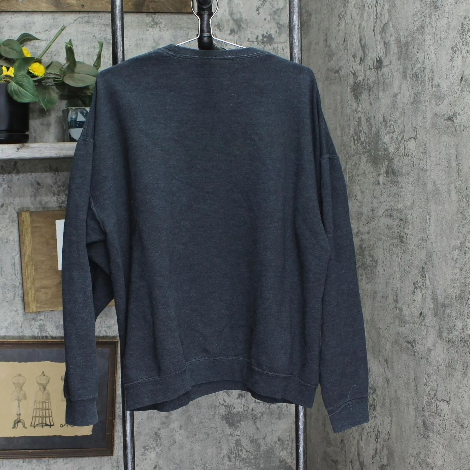 Athletic Works Mens Fleece Pullover Sweatshirt 167108b75e133a Blue Gray 2XL